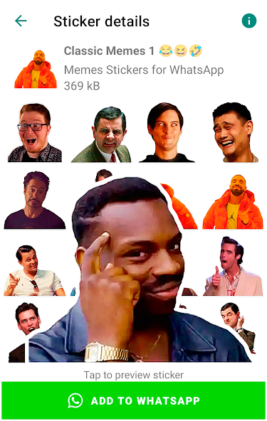 Meme Stickers for WhatsApp