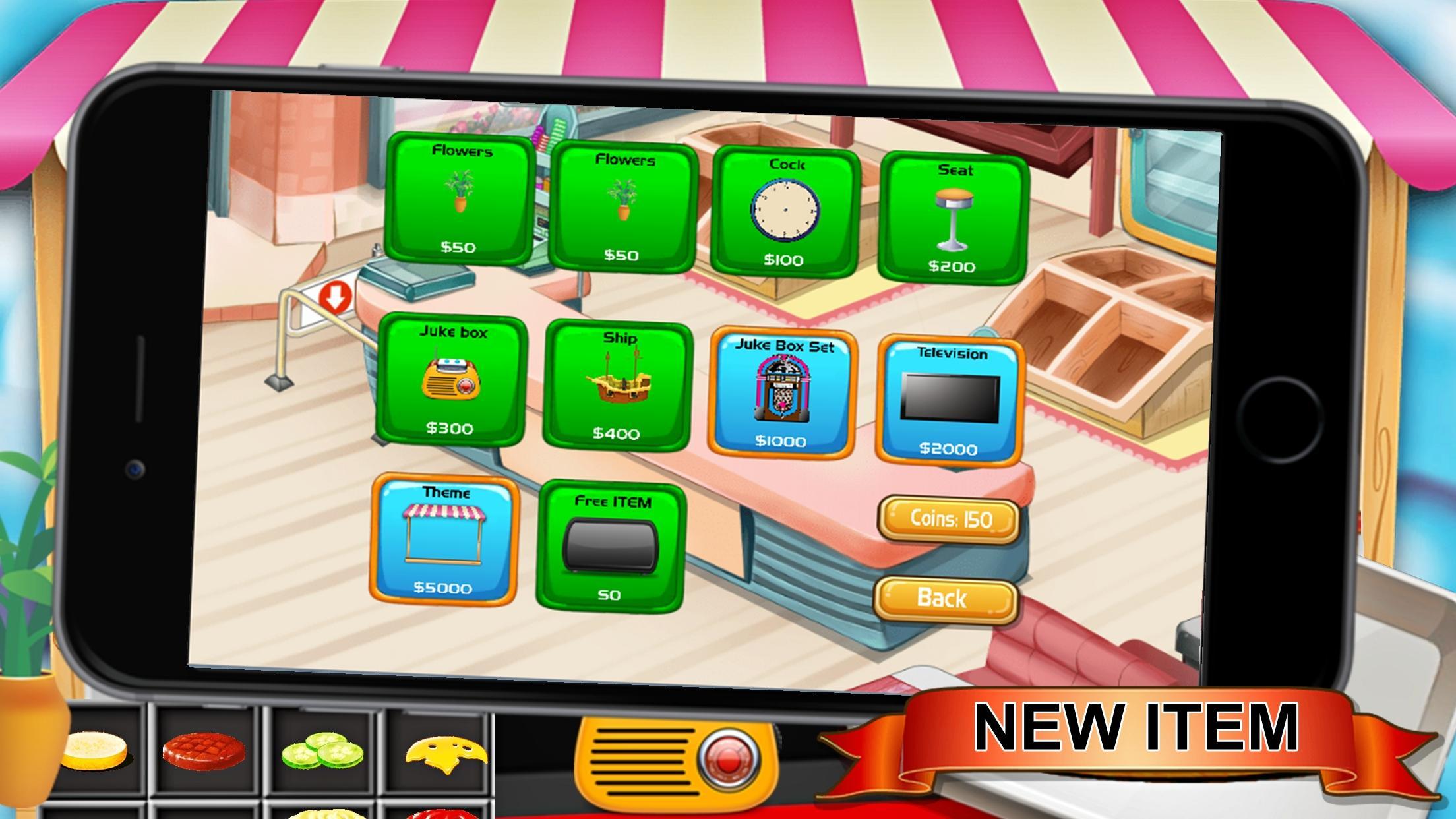 Cooking Burger Chef Games 2