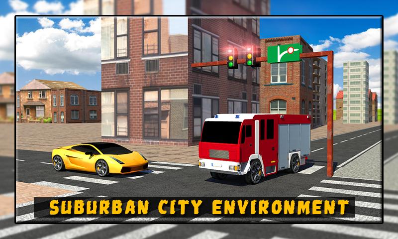 Firefighter hero rescue operation