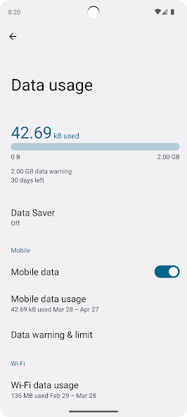 Set Mobile Data