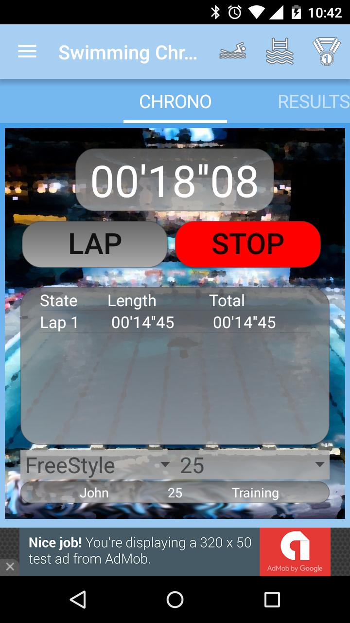 Swimming StopWatch free