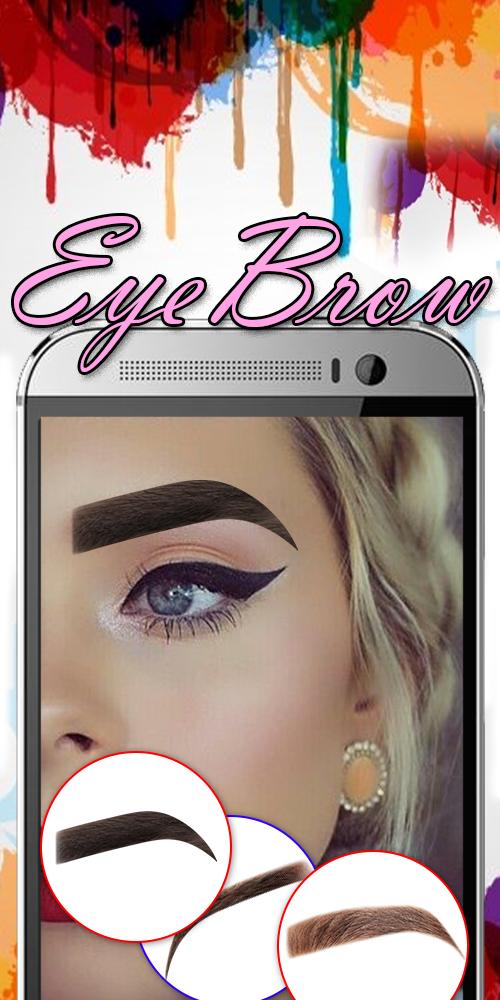 Eyebrow Shaping App - Beauty Makeup Photo