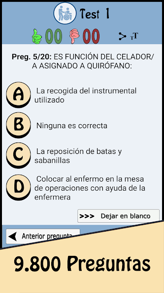 TestOpos Celador Sanitario