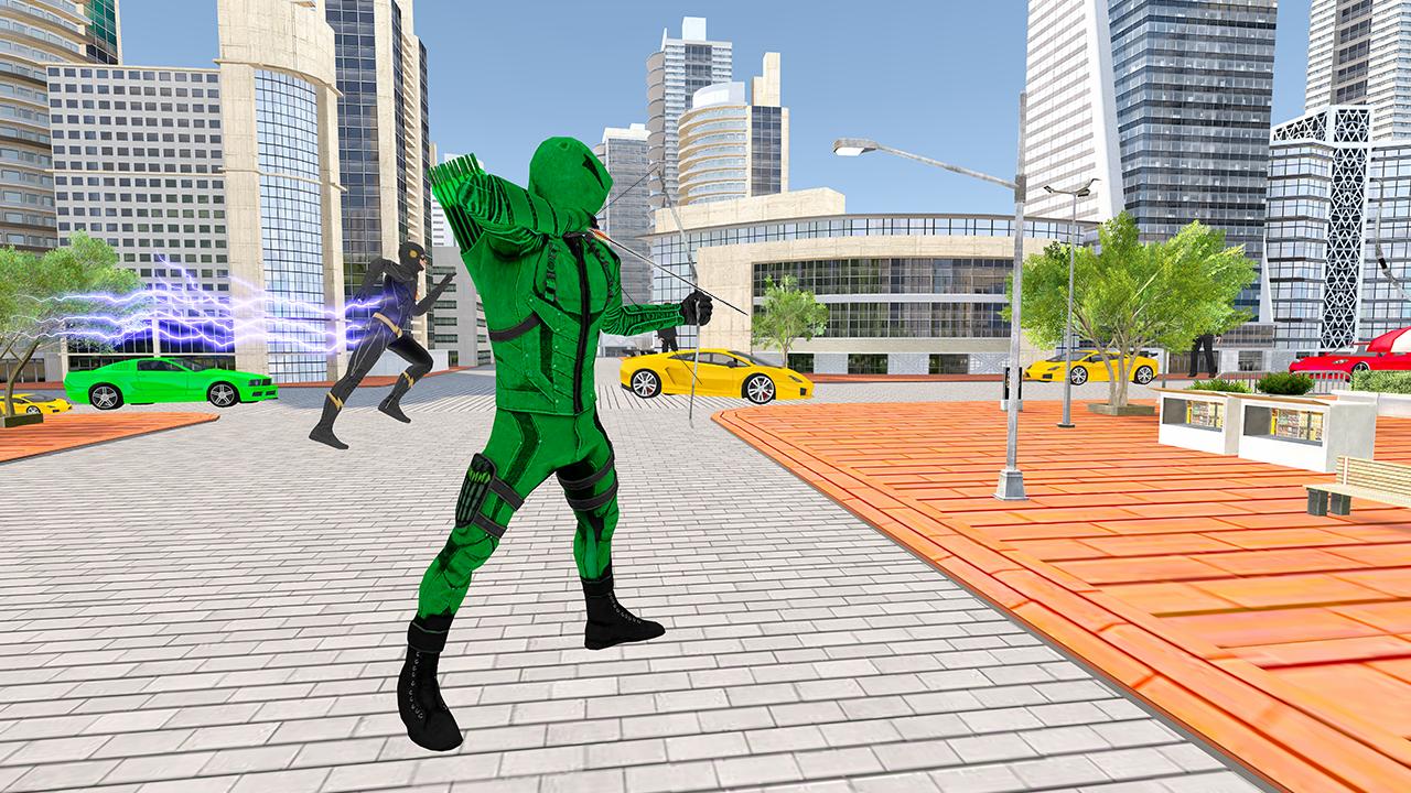 Green Arrow Hunter superhero- Survival Royale City