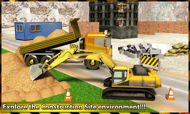 City Construction Excavator 3D