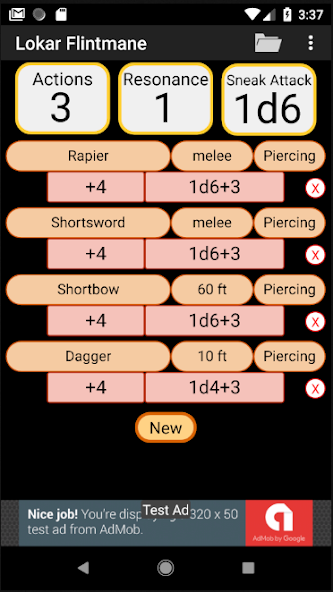 Second Edition Character Sheet