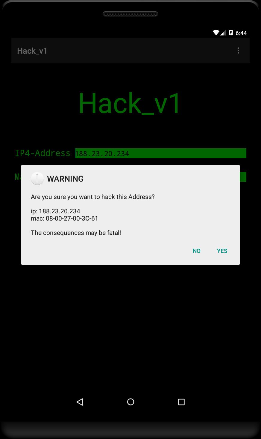 Fake IP Hacker