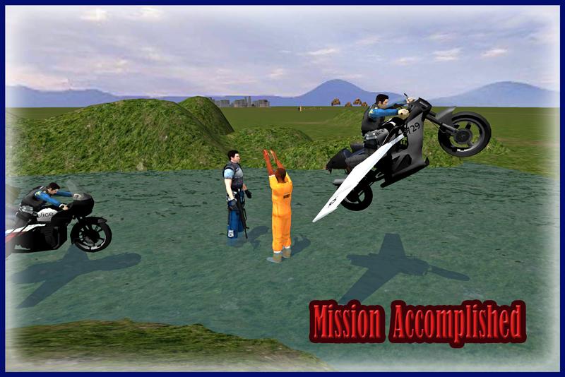 Flying Police Bike Simulator