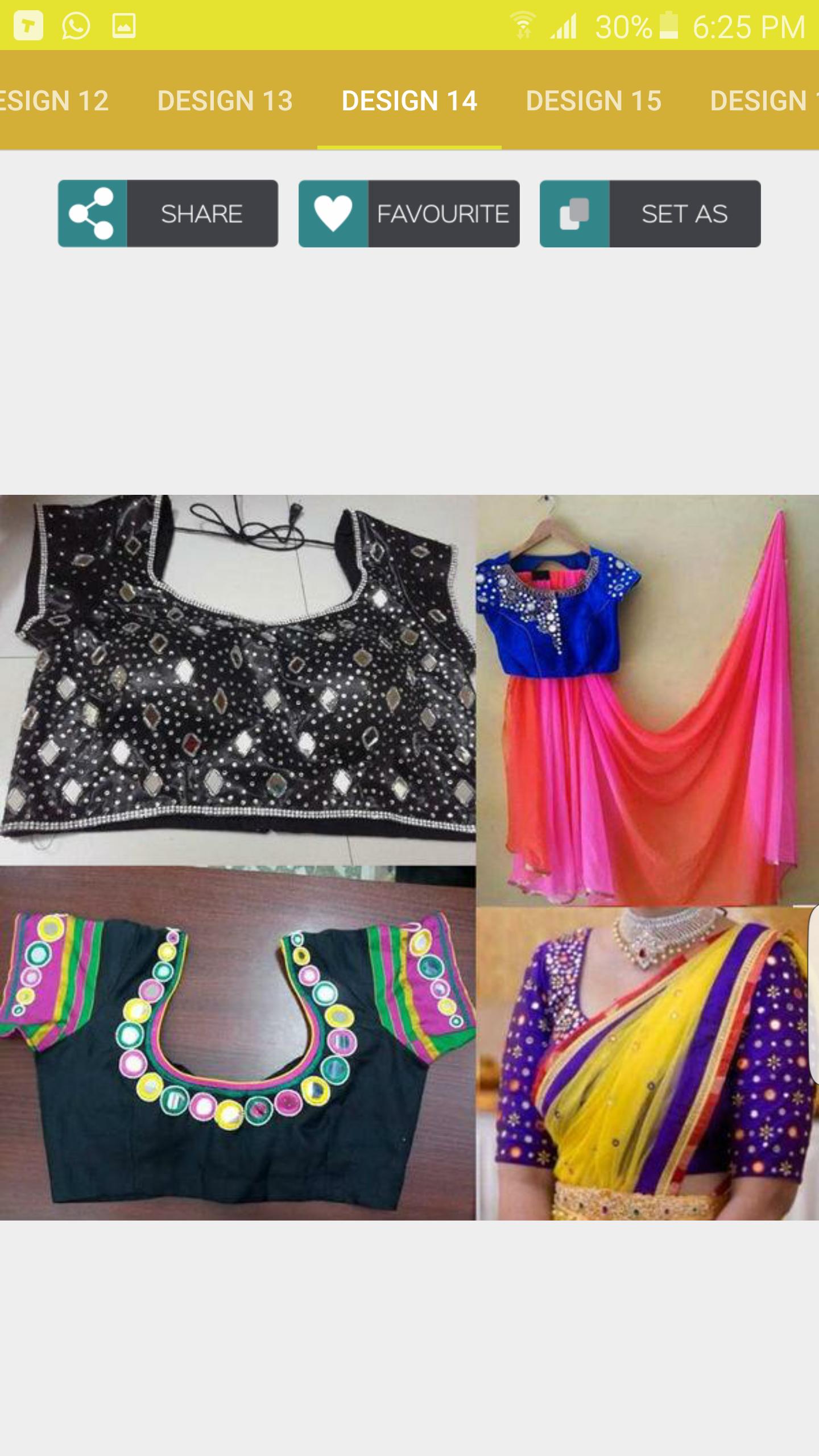 Mirror Work Blouse Design