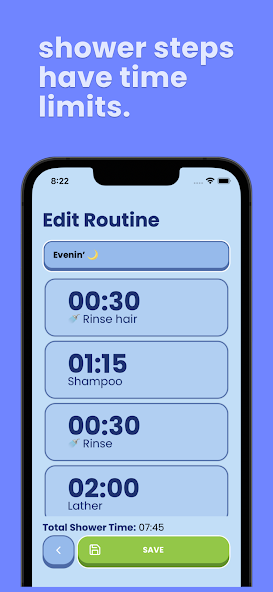 Bath timer: Shorter Showers