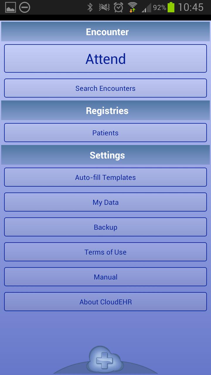 CloudEHR DEMO - Health Record