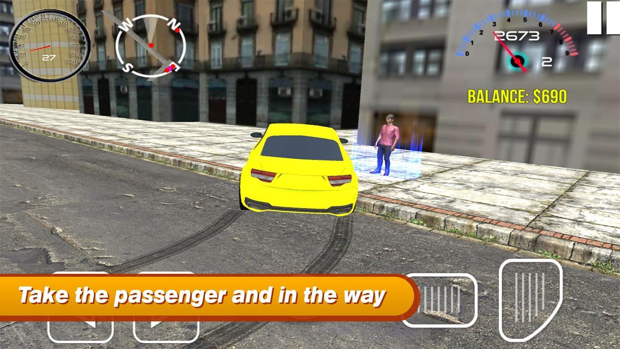 Flying Crazy Taxi Simulator
