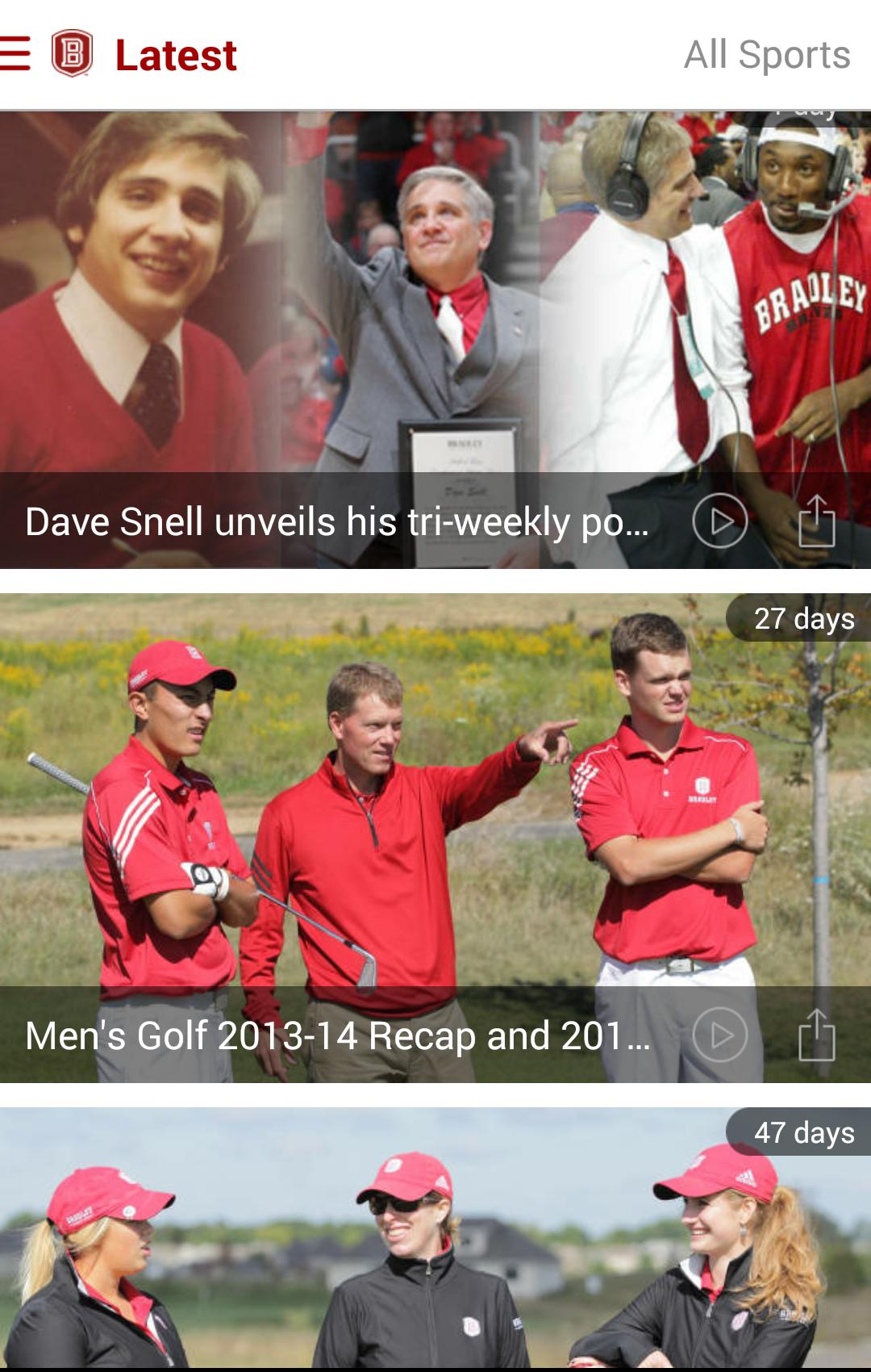 Bradley Braves: Free