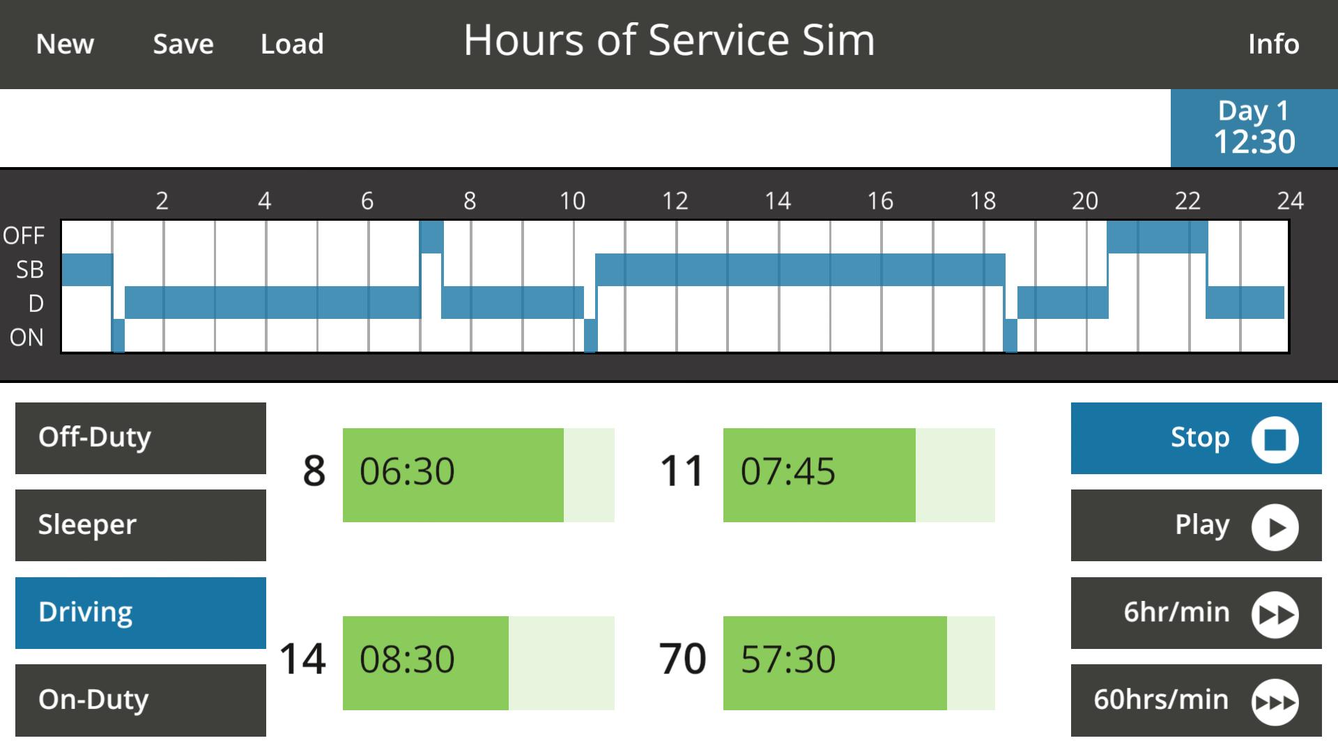 Hours of Service Sim