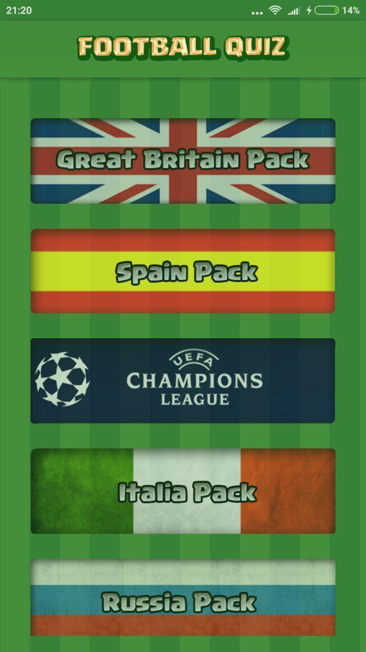 Football questions (Quiz)