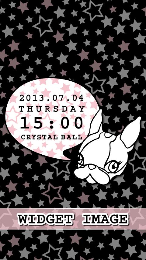 Crystal Ball-JUSTICE Clock