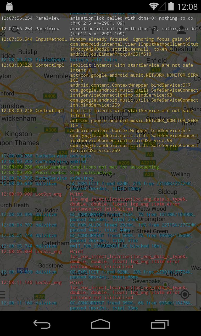 Ghost Log (logcat viewer)