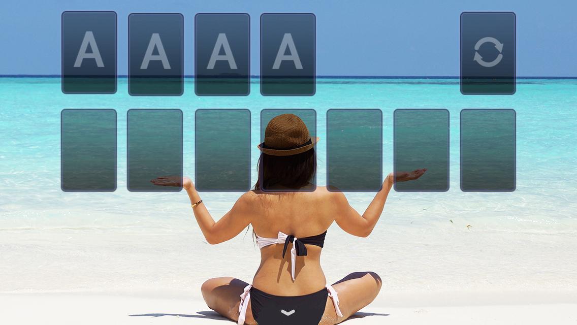 Solitaire Beach Yoga Theme