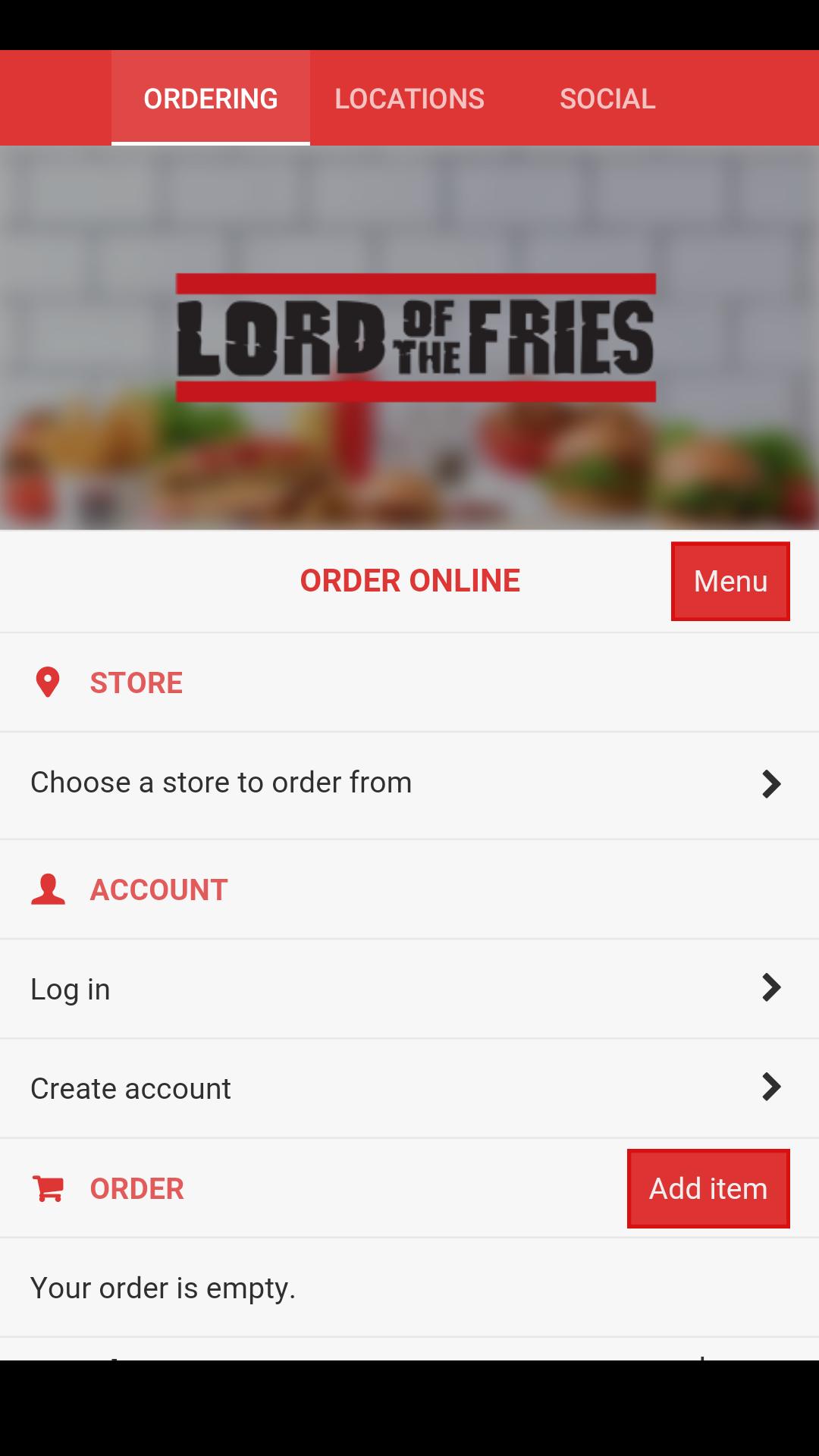Lord of the Fries