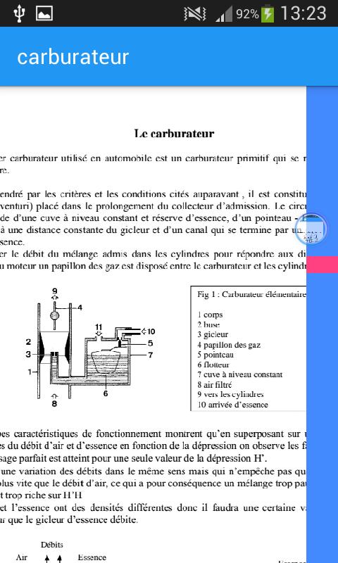 carburateur mecanique auto