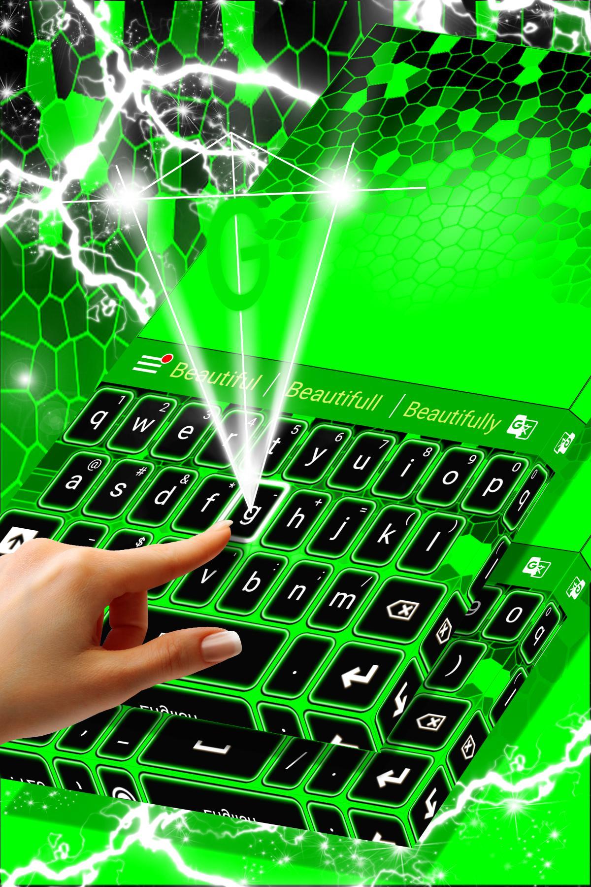 Keyboard Skin Colors Neon