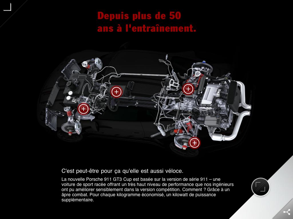 L'application 911 GT3 Cup