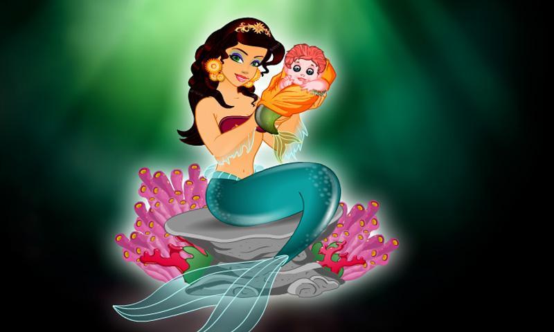 Mermaid Newborn Baby Games