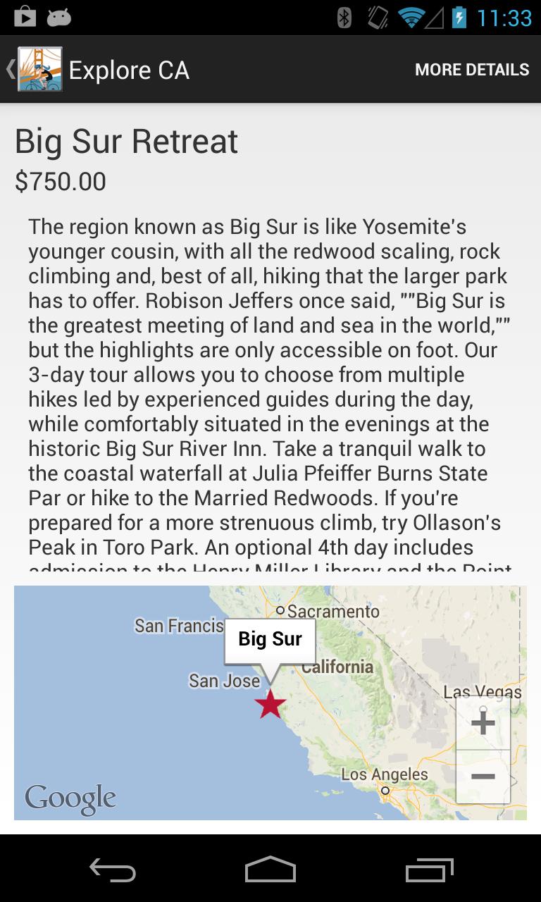 Explore California Tour Finder