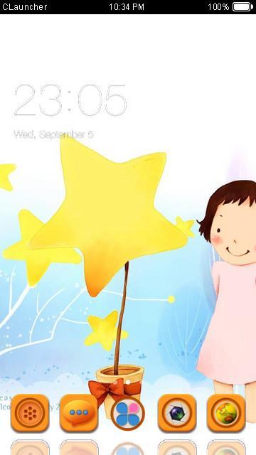 Yellow Star Theme C Launcher