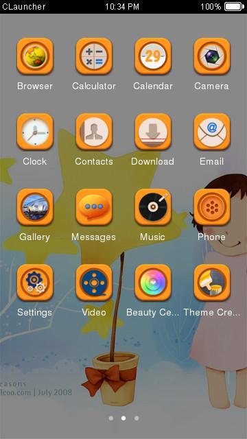 Yellow Star Theme C Launcher
