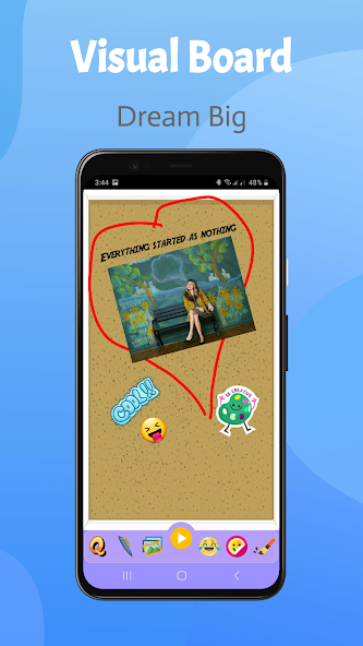 Vision board: Attract desires