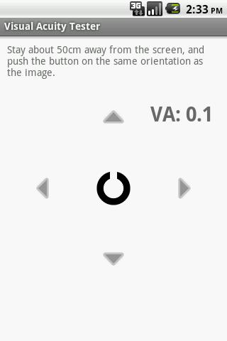 Visual Acuity Tester
