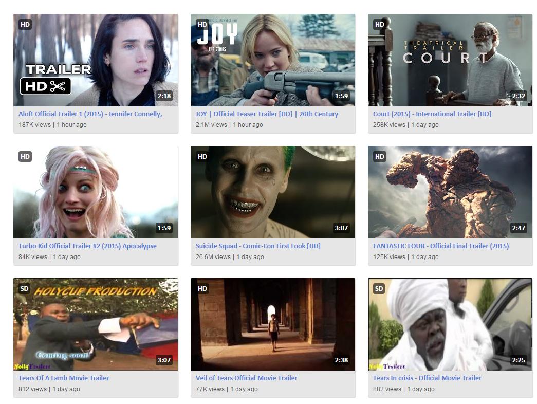 Tv and Movie Trailer Caster