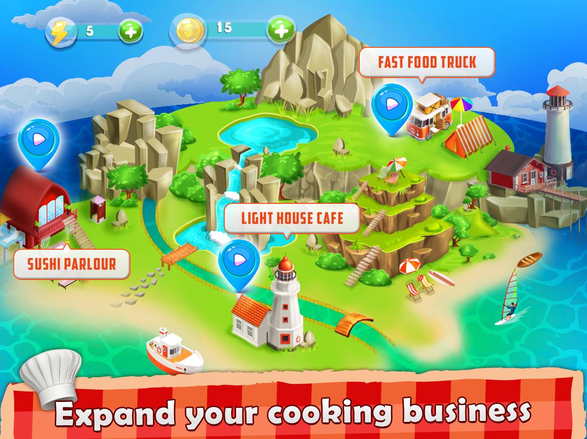 Cooking Island Cooking games