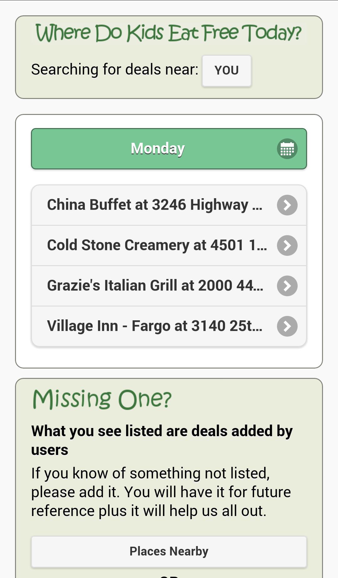 Where Do Kids Eat Free Today?