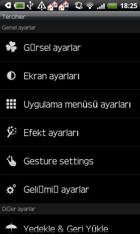 GO Launcher  Turkish language