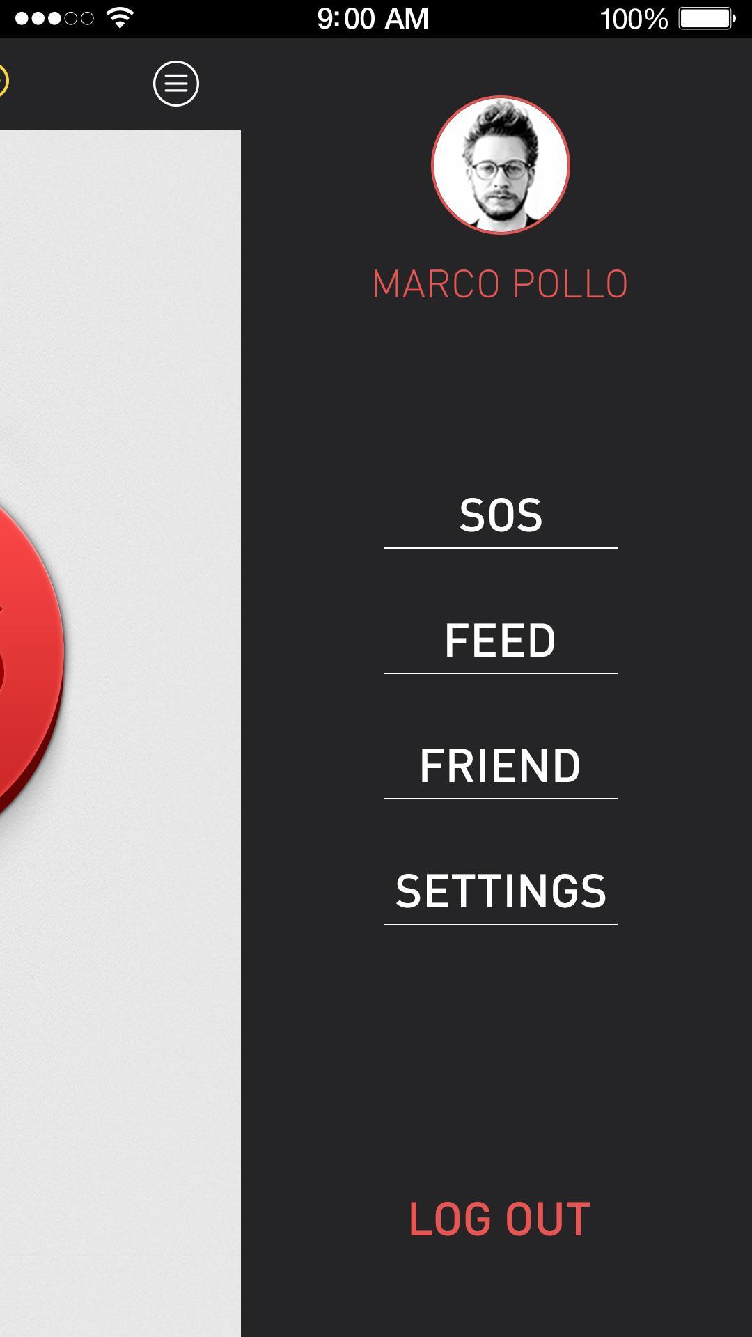 SOS button