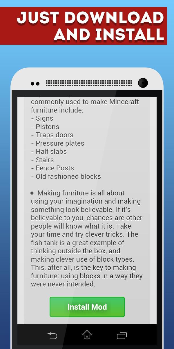 Guide: Furniture Mod