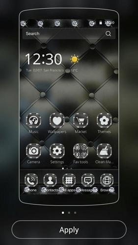Luxury Black Leather Theme