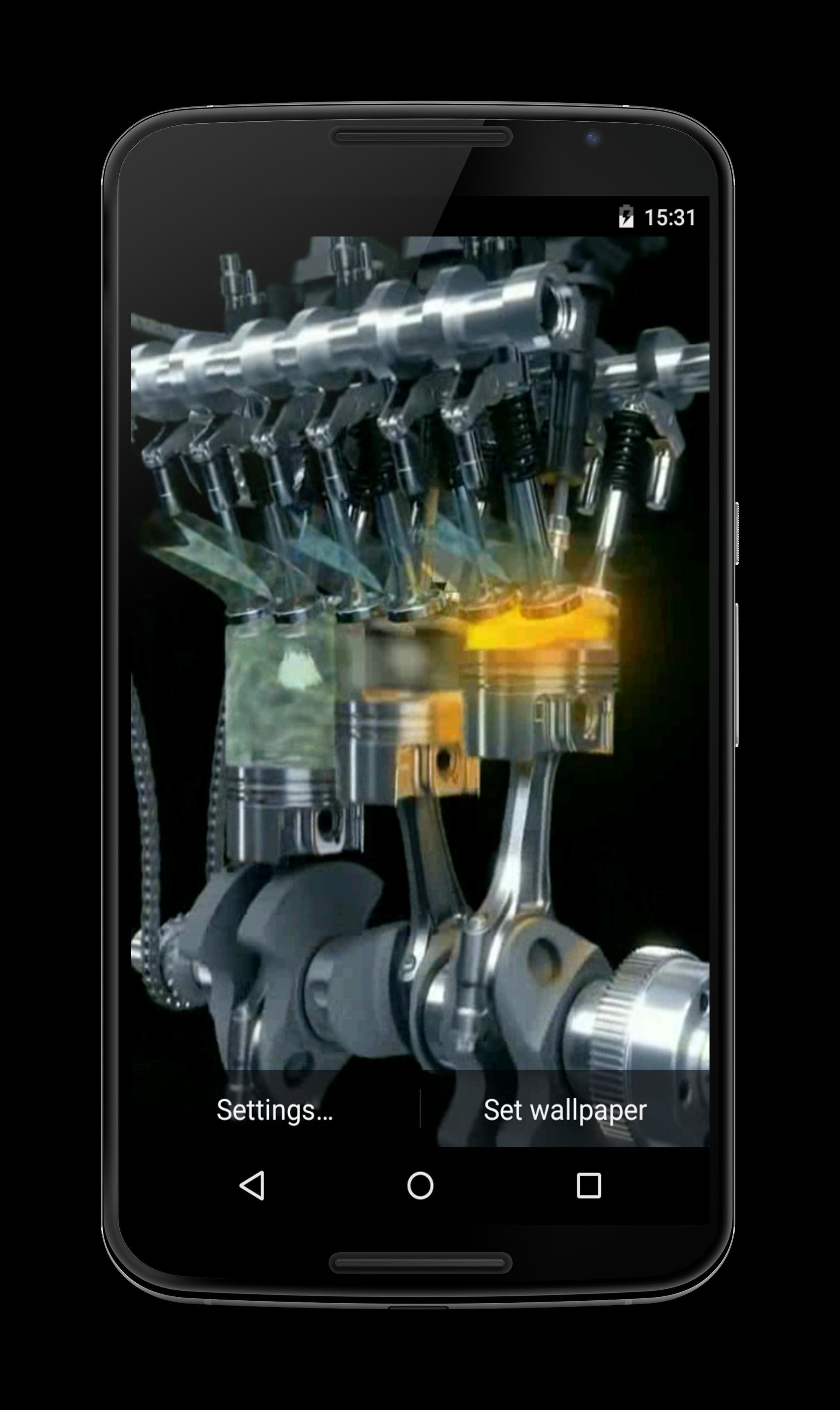 Powerful Engine Live Wallpaper