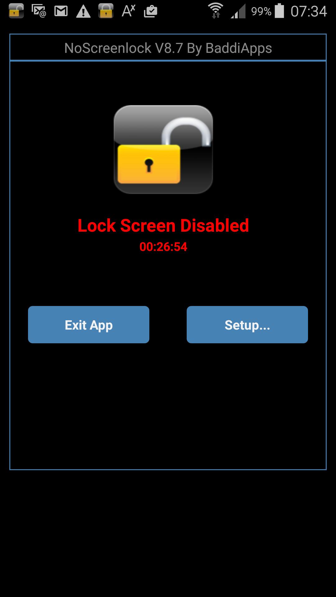 No Screen Lock Free