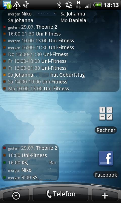 Anton's Calendar Widget