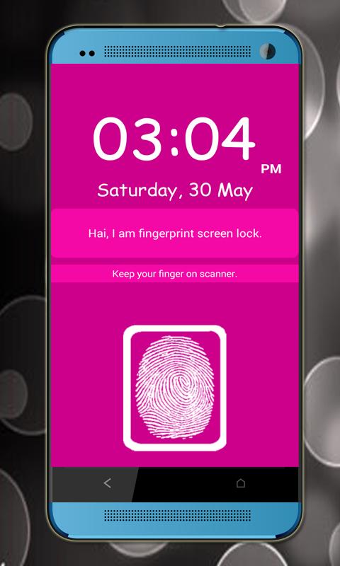 Pink Fingerprint Lock Prank