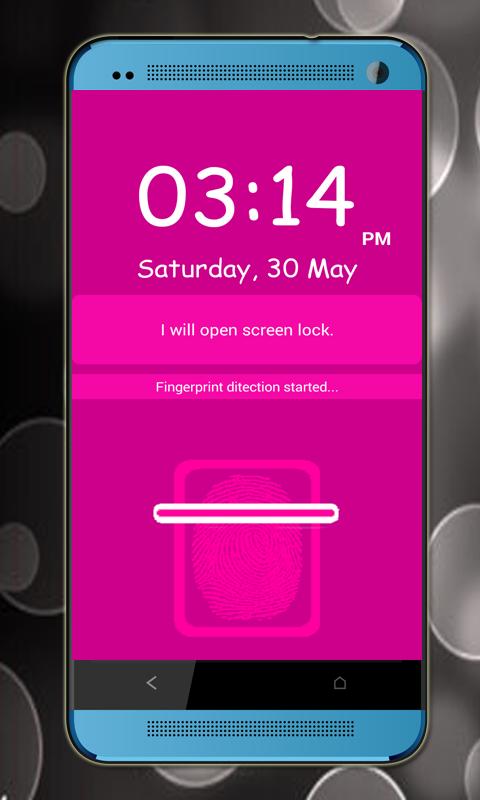 Pink Fingerprint Lock Prank