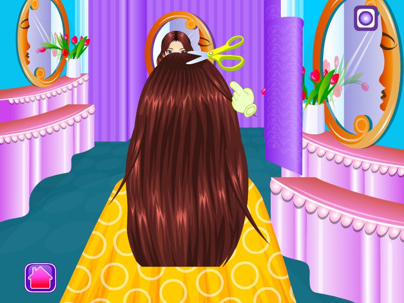 Hair style salon girls games