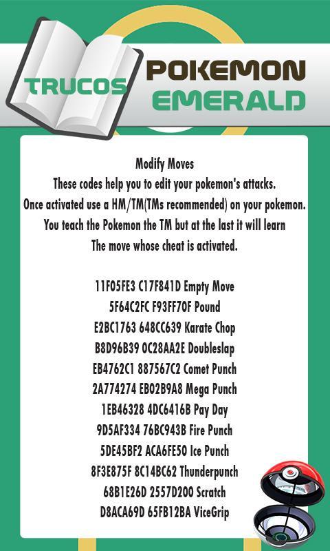 Trucos Poke Emerald