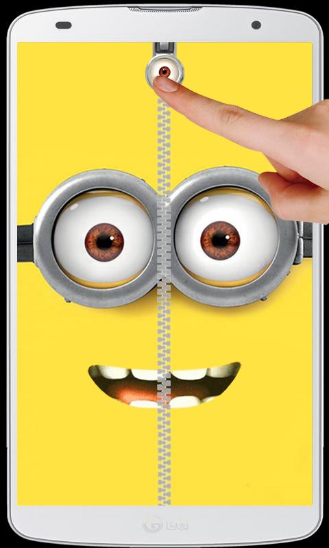 Minion Zip Screen Lock HD