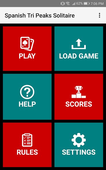 Spanish Tri Peaks Solitaire