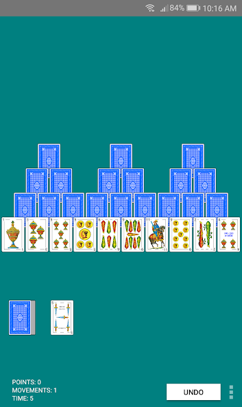 Spanish Tri Peaks Solitaire