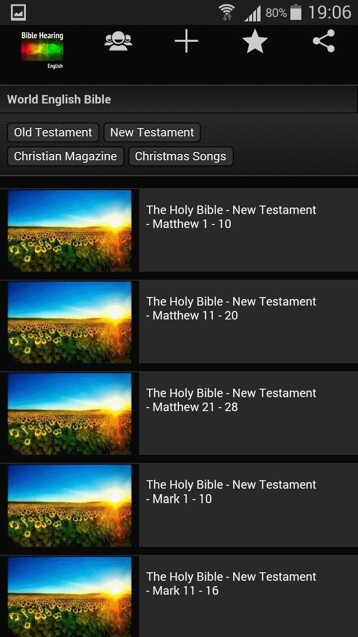 Bible Hearing English Audio